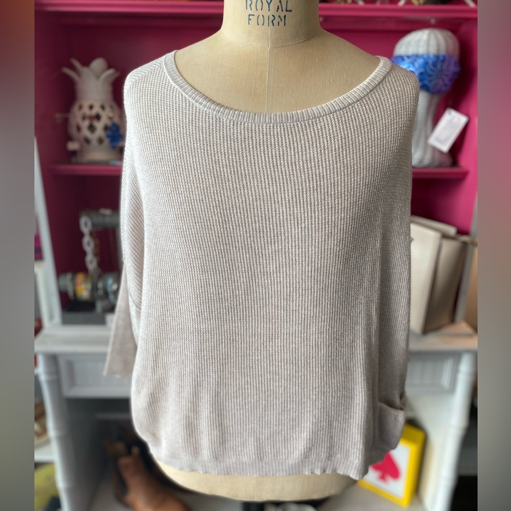 Eileen Fisher knit top size Large